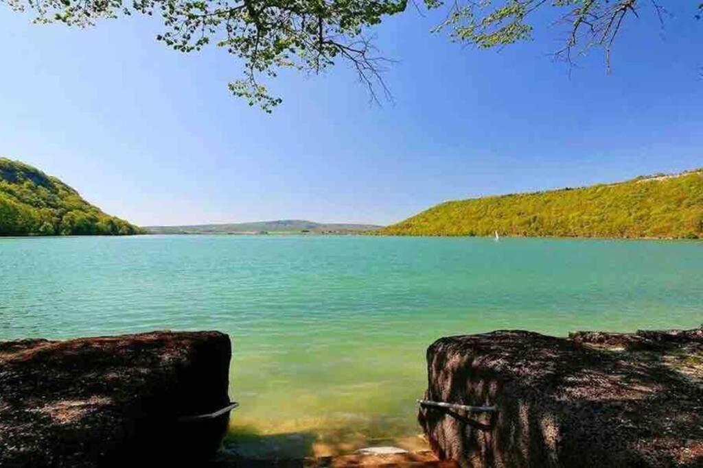 Maison/Gite Familial Dans Le Jura A 200M Du Lac Avec Piscine Privee Marigny  Exterior foto